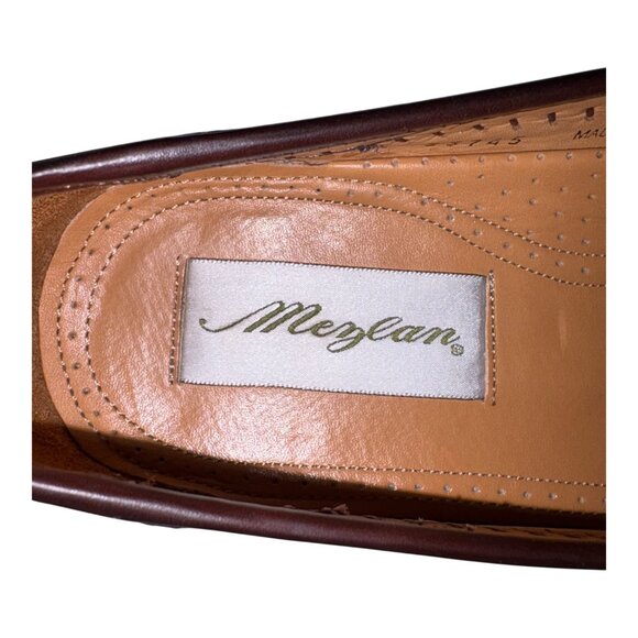 Mezlan Costa Tassel Loafers Brown Croc and Leather Slip on Men\'s 10 Spain main image 11